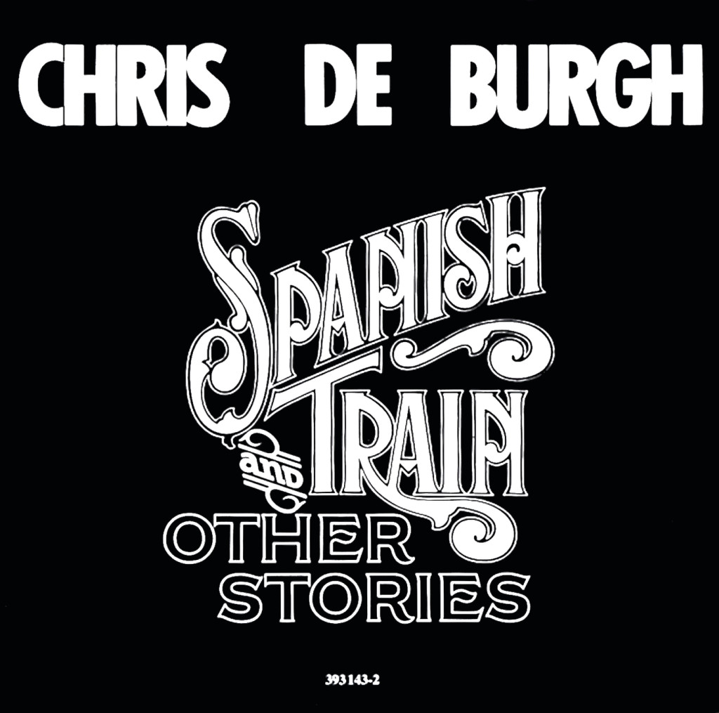 The cover artwork for Chris de Burgh's Spanish Train and Other Stories (1975).