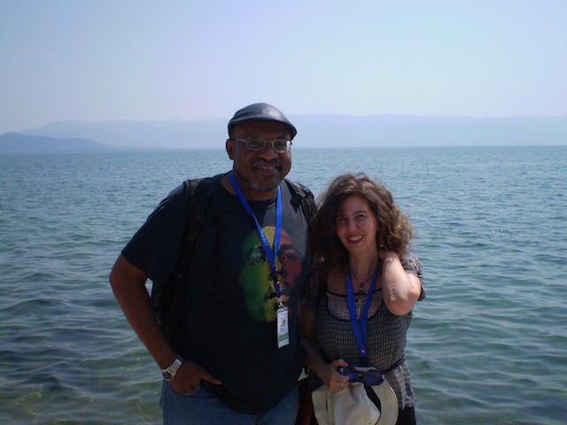 Kwame Dawes and Katerina Iliopoulou at Struga, 2011