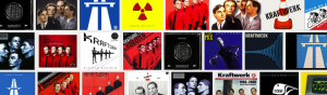 Kraftwerk album cover art montage