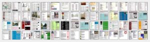 A screenshot montage of the history of Cordite Poetry Review