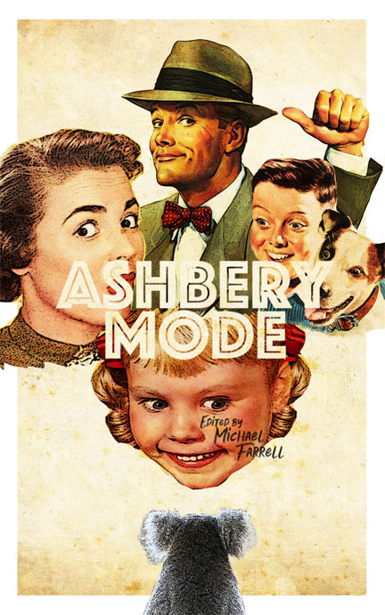 The stunning cover of Ashbery Mode, edited by Michael Farrell and published in 2019 by Tinfish Press (image credit to come). 