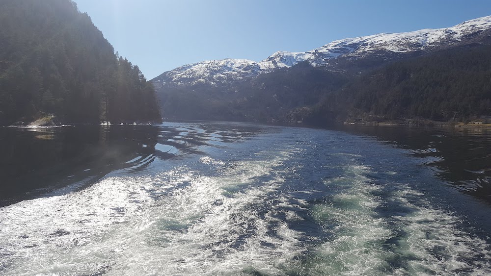 The Self in Travel Writing forced me to reconsider the purpose and effects of my own travel. This is an image from a fjörd near Bergen in Norway, taken in 2019. 