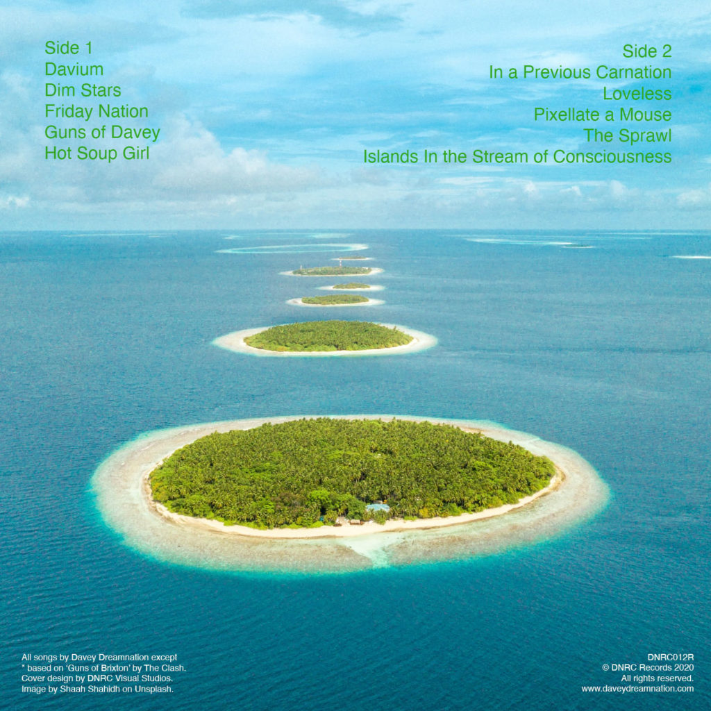 The back cover of Islands In the Stream of Consciousness